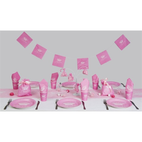 SERVIETTE PLIS PRINCESSE les 20 pieces