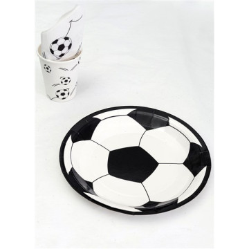 Assiette football les 10 pieces