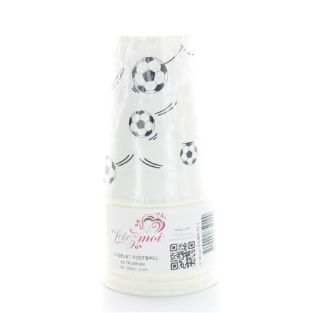 Gobelet football les 10 pieces