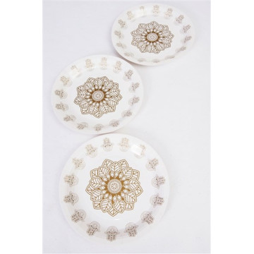 Assiettes orientales les 10 pieces