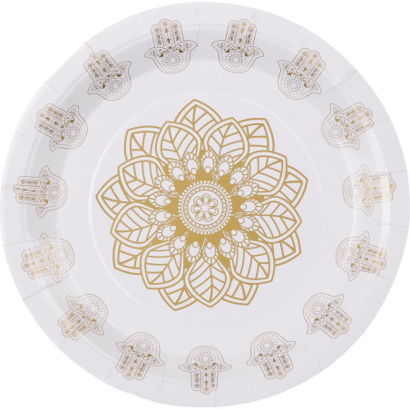 Assiettes orientales les 10 pieces