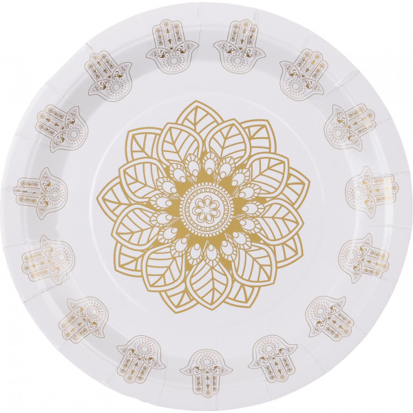 Assiettes orientales les 10 pieces