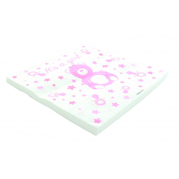 20  Serviettes BABY SHOWER