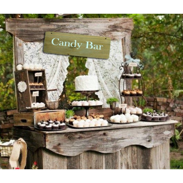 PANCARTE BOIS CANDY BAR