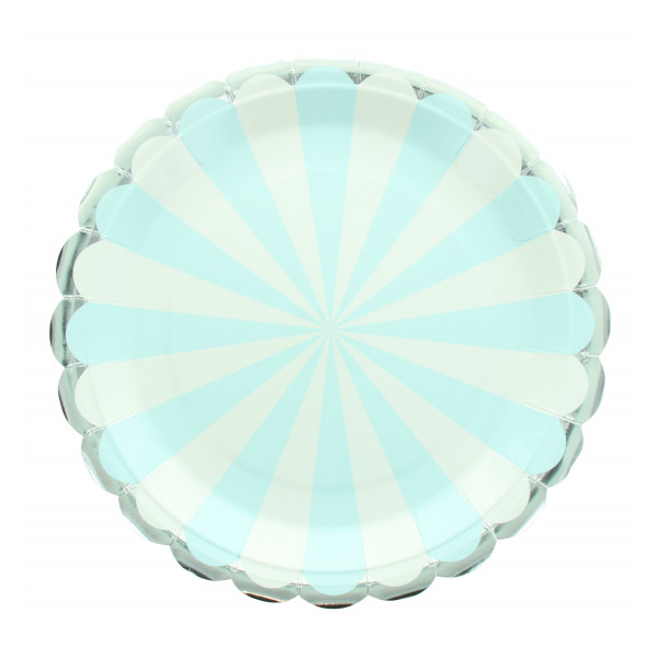8 Assiettes RAYURE