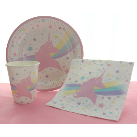 Assiette LICORNE les 8 pièces