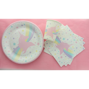 Serviette LICORNE les 20 pièces (3PLIS)