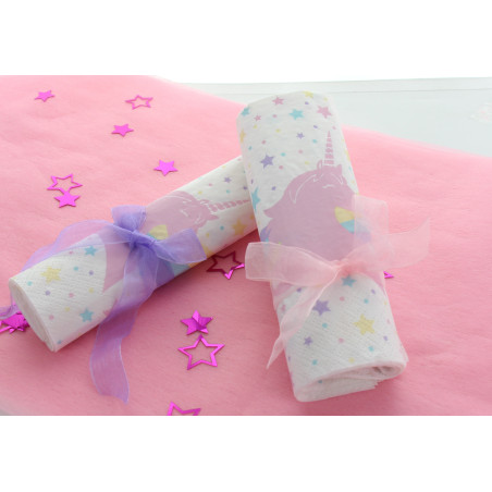 Serviette LICORNE les 20 pièces (3PLIS)