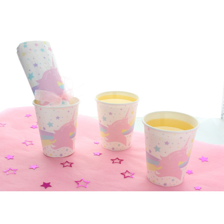 Gobelet LICORNE les 8 pièces