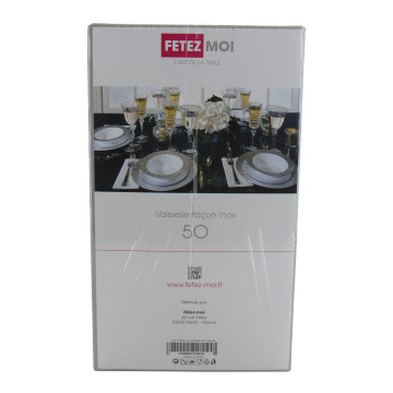 Fourchettes argentees 50 pcs