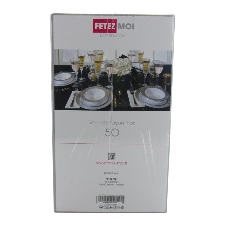 Fourchettes argentees 50 pcs