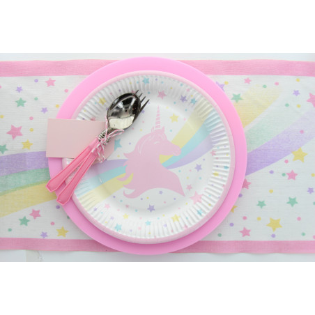 Assiette LICORNE les 8 pièces