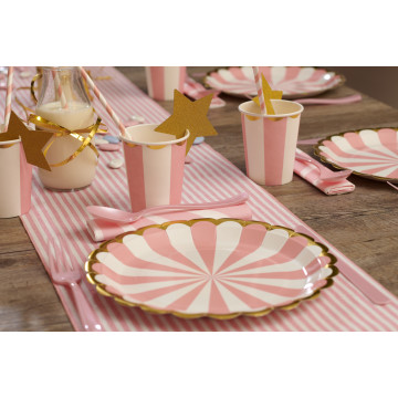 20 Serviettes RAYURE