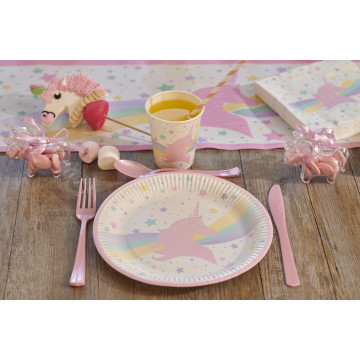 Assiette LICORNE les 8 pièces