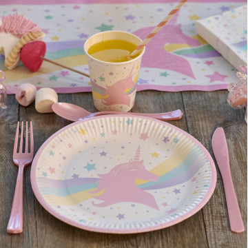 Assiette LICORNE les 8 pièces