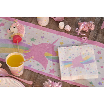Serviette LICORNE les 20 pièces (3PLIS)