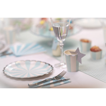20 Serviettes RAYURE