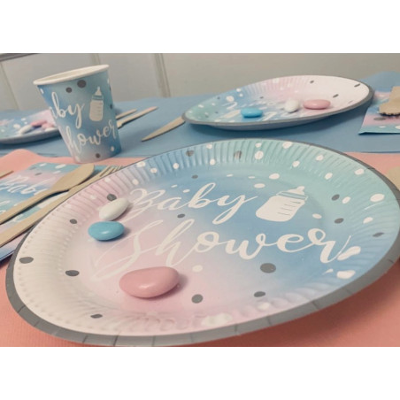 8 Assiettes BABY SHOWER