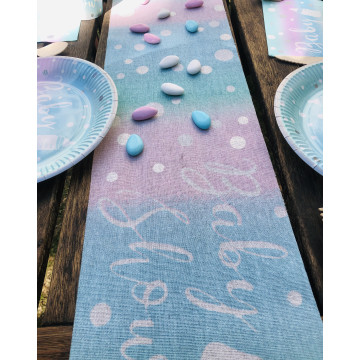 CHEMIN TABLE  BABY SHOWER  3 M