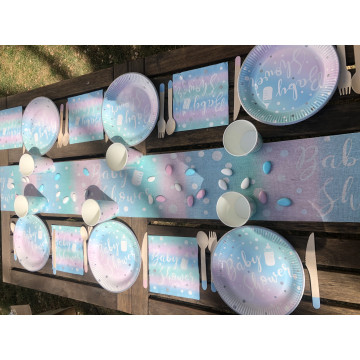 8 Assiettes BABY SHOWER