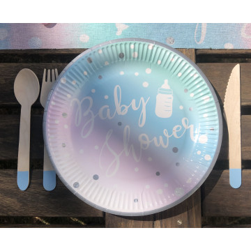 8 Assiettes BABY SHOWER
