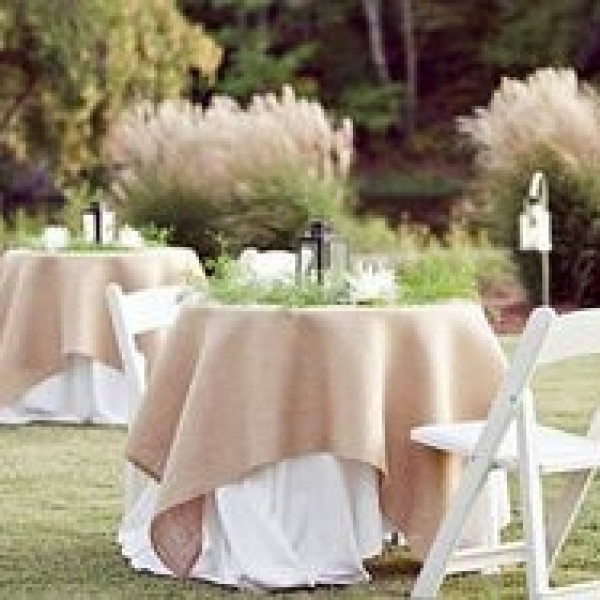 NAPPE RONDE JUTE DIAM 220CM