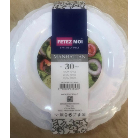 KIT  40 ASSIETTES 
