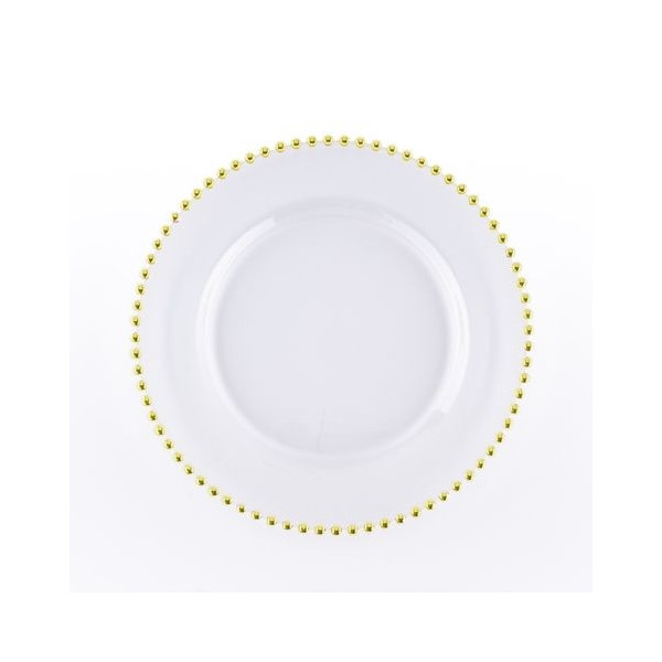 COMBO assiette perle or  X6 pcs