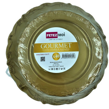 KIT   40 ASSIETTES 
