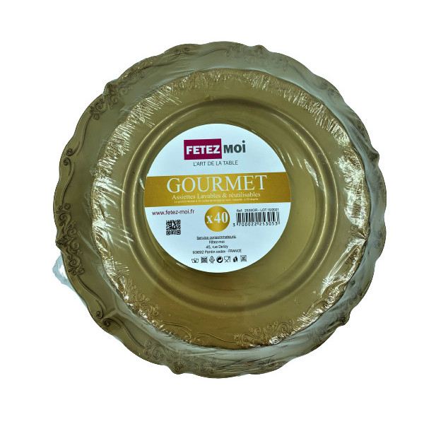 KIT   40 ASSIETTES 
