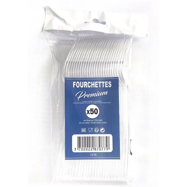 Fourchettes les  50 pièces