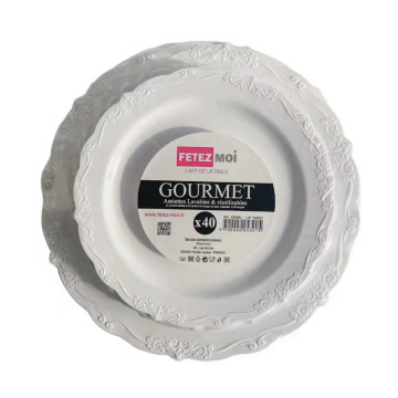 KIT  40 ASSIETTES 
