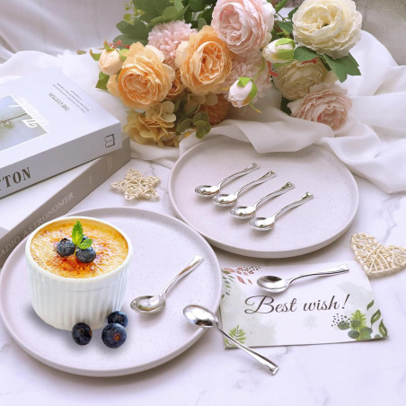 MINI CUILLERE ARGENTEE 50 pcs
