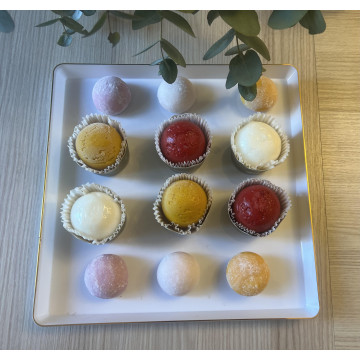 Plateaux carres presentation deux pieces