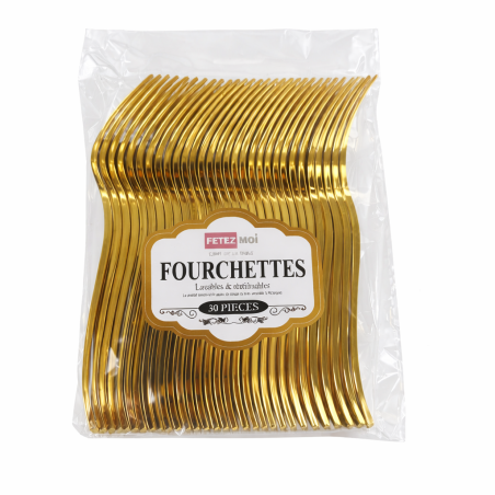 Fourchettes or 30 pieces
