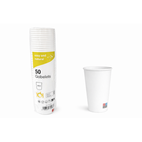 GOBELET CARTON  50  PIECES 25CL