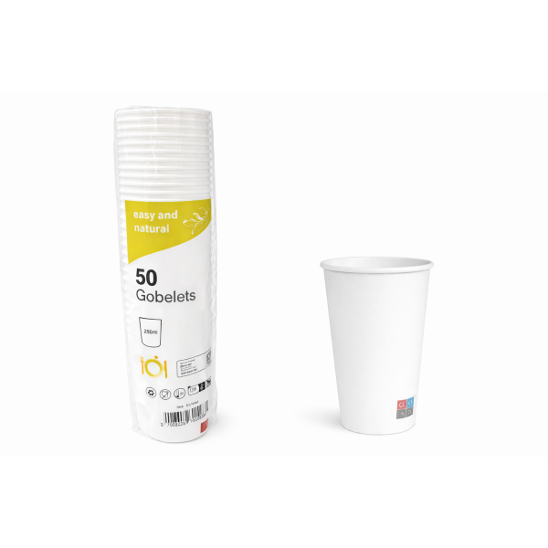 GOBELET CARTON  50  PIECES 25CL