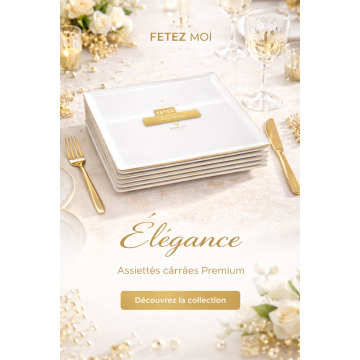 Plateaux carres presentation deux pieces