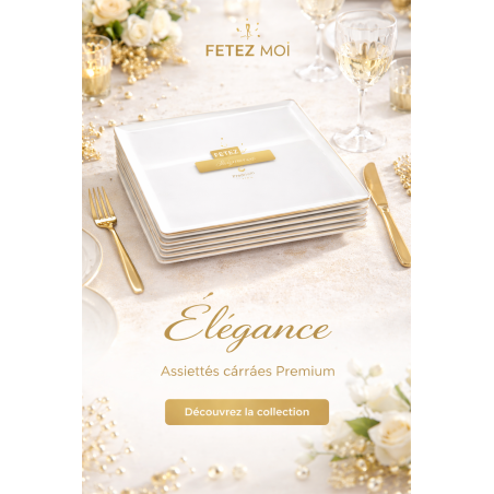 Plateaux carres presentation deux pieces
