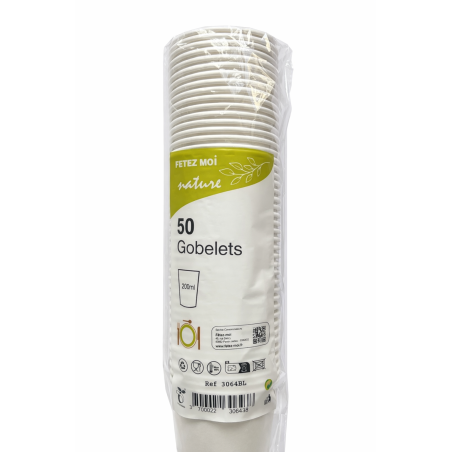 GOBELET 50  PIECES   200 ML