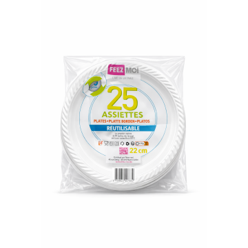 ASSIETTE  25 PCS