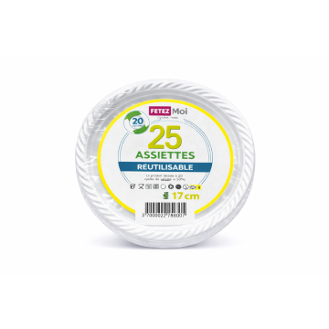 ASSIETTE  25 PCS
