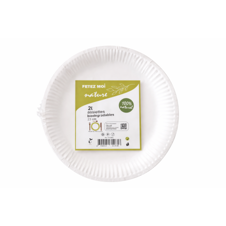 Assiette les 20 pièces - 22CM